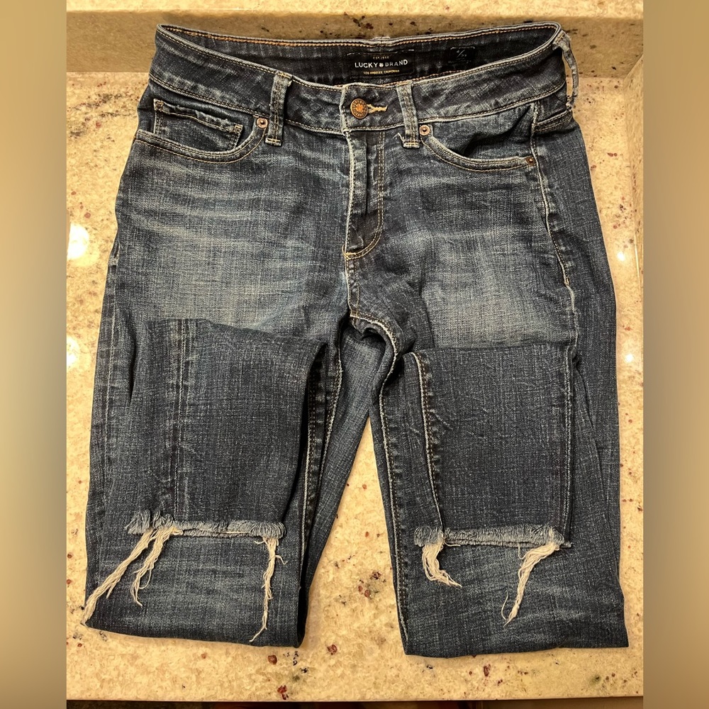 Lucky Brand Sasha Super Skinny Mid Rise Jeans